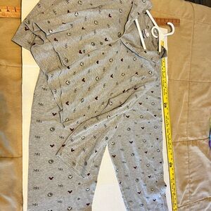 Disney Gray and Red Pajama Sets for Cozy Nights